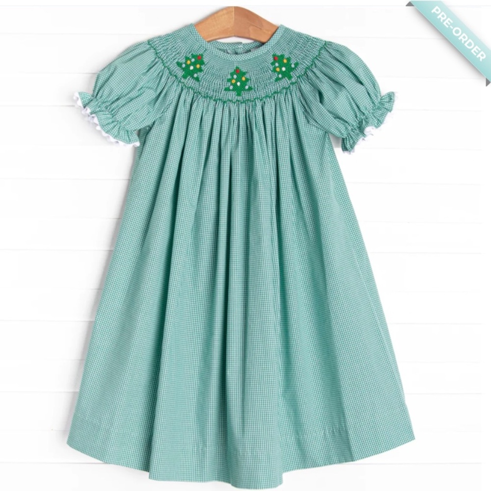 In search of (ISO) this Stitchy Fish Smocked Christmas tree dress in size 12